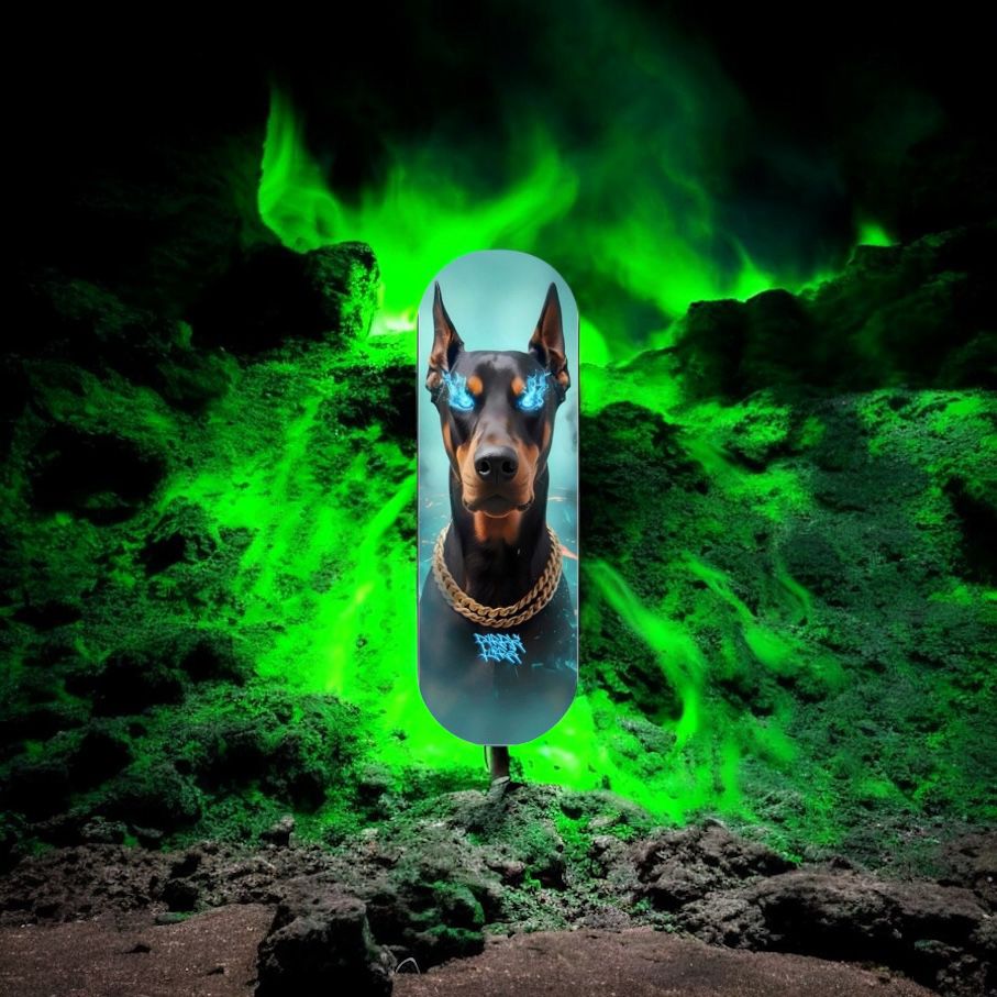 tabla purple fire doberman