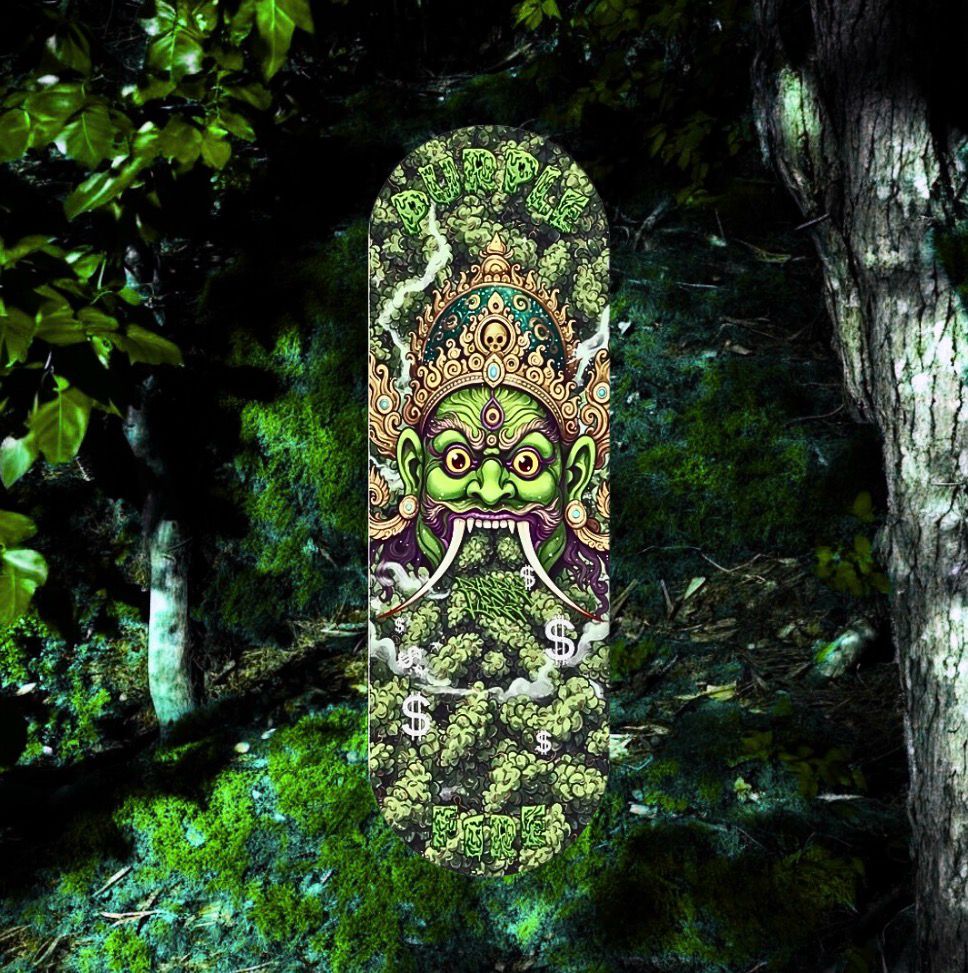 tabla purple fire smoking v